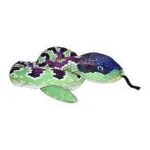 Wild Republic WILD/23525 Yeşil Mor Yılanı 137 cm Peluş Oyuncak