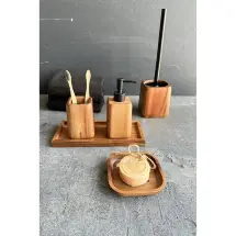 Primanova D-S21020 Jardim 5'li Kahve Banyo Seti