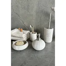 Primanova D-S21279 Bella Vita 4'lü Bej Banyo Seti