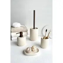 Primanova D-S21060 Yonksu 4'lü Krem Banyo Seti