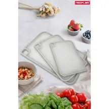 Neoflam D-NEOGCB3S Fika Microban 3 Parça  Kesme Tahtası Seti