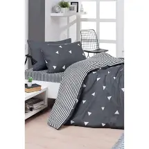 Eponj Üçgen  Tek Kişilik Nevresim Takımı