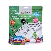 Carioca 3-4 Yaş - Kalem Hediyeli Boyanabilir Tişört