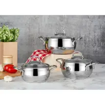 Noble Life N16301 NBL Azur 3'lü Tencere Seti