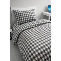 Eponj Dama Siyah Tek Kişilik Nevresim Takımı