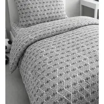 Eponj Atlas Siyah Tek Kişilik Nevresim Takımı