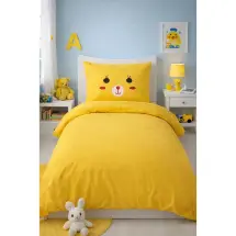 Eponj Junior Pingo Sarı Nevresim Seti