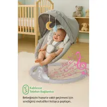 KiwiBaby KBABY-71 Otomatik Sallanan Kademeli Ana Kucağı