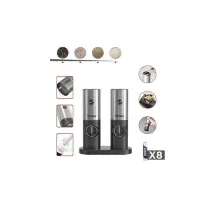 Torima KYMQ-16-BS Siyah Tuz Karabiber Değirmeni