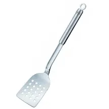 Rösle 10671 12 cm Delikli Çelik Spatula