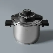 Hisar Tempus 6 Litre Siyah Düdüklü Tencere