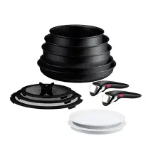 Tefal Ingenio Expertise 5X Büyük Set 12 parça (Siyah) Tava ve Tencere Set