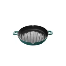 Voeux Profond Turkuaz Mavi  Bombe Izgara Tava