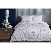 Taç Ranforce Astra Mor Çift Kişilik Nevresim Takımı