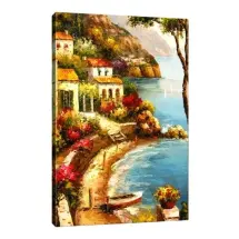 TabloCenter Deniz Manzaralı 30x40 cm Kanvas Tablo