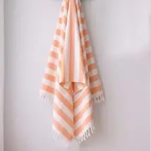 Hobby 70x140 Stripe (Somon) Plaj Havlusu