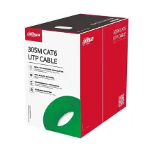 Dahua Beyaz UTP Saf Bakır 305m Yeşil Cat6 Kablo