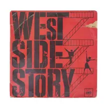 Avec L' Autorisation De United Artists 33' lük Plak West Side Story