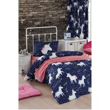 Eponj MagicUnicorn  Tek Kişilik Nevresim Takımı
