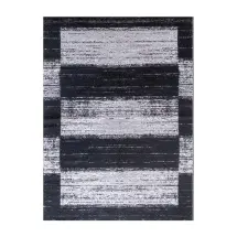Axc Home Çift Taraflı Pamuk Dokuma 2138 Black  Kilim Halı