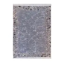 Axc Home Çift Taraflı Pamuk Dokuma 2263 Grey  Kilim Halı