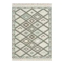 Axc Home Çift Taraflı Pamuk Dokuma 2293 Water Green  Kilim Halı