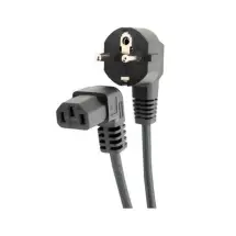 Sensei Eu Power Cord L Tipi Ust 3X0.75MM 220V 90 Derece 1.5 Metre 3lü Güç Kablosu