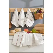 Eponj 30x50 Sofya Krem 12'li Mutfak Havlusu