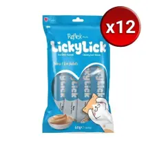 Reflex Plus Lickylick Ton Balıklı 4x15G X 12 Adet Kedi Sıvı Ödül Maması
