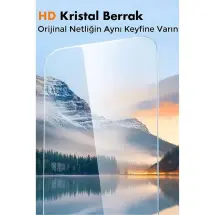 Fibaks Iphone 17 Pro Max/16 Pro Max 4K HD Kenar Temperli 9H Sertlik Cam Ekran Koruyucu