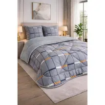 Eponj Wellsoft Comfort Set Elora Soft Gri Uyku Seti Çift Kişilik