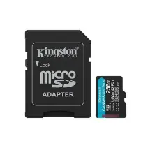 Kingston 256 GB Canvas Go Plus Micro SD Hafıza Kartı
