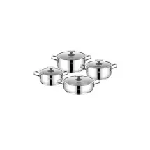 Kahramanlar Yağmur 8 Parça Çelik Tencere Seti