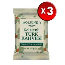 Moliendo 100 gr 3 Adet Kolajenli Türk Kahvesi
