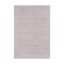 Pozitif Halı Amellus Takma Saçaklı Modern  Oturma Odası Halısı